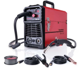 ARCCAPTAIN Máquina de soldar MIG MAG con 140 amperios, 4 en 1 FLUX cable de llenado adecuado/MAG soldador de gas de protección de la máquina/MMA E-Hand/Elevador TIG IGBT Soldador Inverter