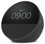 Amazon Echo Spot 2024 | Despertador inteligente con sonido de calidad y Alexa | Negro