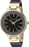 Anne Klein Reloj de Pulsera de Resina con Detalles de Cristal Premium para Mujer
