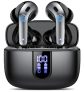 Auriculares Inalámbricos Bluetooth, Auriculares Bluetooth 5.3, 4 Mic con Reducción de Ruido ENC, 50H con Graves, Cascos Inalambricos Bluetooth IP7 Impermeable, Carga Rápida USB-C,