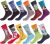 Regalo de Papá Calcetines Colores Hombre Calcetines Estampados Calcetines de Papá BEST DAD EVER Calcetines Algodón
