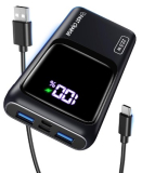 Bateria Externa Carga Rapida 20000mAh, 22.5W PD 3.0 QC 4.0 Power Bank, Bateria Portatil USB-C (Entrada & Salida)