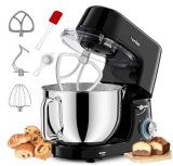 Batidora Amasadora Profesional Homlee, 1800W Amasadora de pan, 7.2L Robot de Cocina Batidora Multifunción