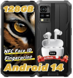 Blackivew BV4800 Pro Android 14 Móvil Resistente, 12GB+128GB-TF 2TB, Octa Core, 6.56″ , 5180mAh, 16MP+8MP