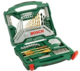 Bosch 70 uds. Set de brocas y puntas de atornillar X-Line de titanio