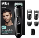 Braun Series 3 MGK3411 recortadora todo en uno, kit 6 en 1, para barba, pelo y más, recargable y en oferta