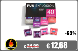 Pack de 40 preservativos surtidos Durex a precio de escándalo!