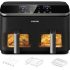 Cosori Freidora de Aire con Doble Cesta 8,5L Air Fryer, Capacidad Adecuada, 10 en 1