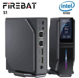Mini PC FIREBAT S1 Intel Alder Lake N100, 16GB, 512G, SSD Dual, HDMI, BT4.2, Windows 11 y muy Rebajado