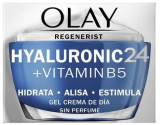 Olay Hyaluronic 24 + Vitamina B5, Gel Crema De Día Hidratante Con Ácido Hialurónico, 50 ml