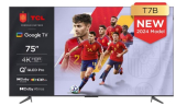 TCL 75T7B Televisor QLED Pro de 75″, 4K Ultra HD, HDR Pro, Smart TV Powered by Google TV