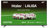 Haier Direct LED Full HD H40K85EFX – 40″, Smart TV, Google TV, Dolby Audio, HDR 10, Smart Remote Control
