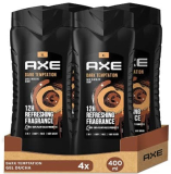 Axe Gel de Ducha y Champú para Hombre Dark Temptation 3en1 400ml – Pack de 4