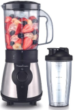 Moulinex Blend&Go LM1B1D – Batidora de vaso de 300 W, mini batidora smoothie con jarra de plástico de 750 ml