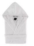 Novotextil – Albornoz de Baño con Capucha de Algodón Cardado Premium
