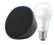 Altavoz inteligente – Amazon Echo Pop + Bombilla Wiz, Bluetooth con Alexa, en oferta en mediamarkt por black friday