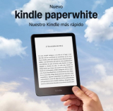 Nuevo Kindle Paperwhite (16 GB) de Amazon | Nuestro Kindle más rápido, con una nueva pantalla de 7″ sin reflejos y semanas de batería | Con publicidad | Negro