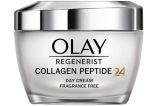 Olay Regenerist Collagen Peptide 24 Crema De Día, Con Péptidos de Colágeno y Niacinamida (Vitamina B3), Piel Fuerte Y Radiante En 14 Días, Sin Perfume, 50ml