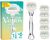 Venus Gillette Comfortglide 5 Sensitive Maquinilla de Depilación Para Mujer, 1 Mango de Metal y 6 Cuchillas de Recambio