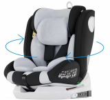 Babify Onboard Silla de Coche Isofix para Bebés y Niños, 0 Meses – 12 Años, Apta Desde 40-150 cm Ajustable 360º, Asiento Portátil y Seguro i-Size ECE R129