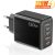 Cargador USB tipo C de carga rápida, adaptador de teléfono móvil, 3 PD + 2 USB QC3.0