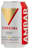 Cerveza Ambar Especial – Pack 24 latas x 33 cl – 5.2 % Volumen de Alcohol