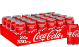 Pack de 24 de Coca Cola, CAJA 24 Unidades lata 33cl / 330ml  COCACOLA ZERO SABOR ORIGINAL