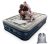 Colchón hinchable matrimonio​ – Cama inflable plegable, ​con Bomba de inflado incorporada, para caming y hogar, 137x193x46cm – iDOO