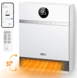 Dreo Convector de Pared Inteligente, salida de aire a 30°, 2000W, calefactor de fácil montaje para interiores