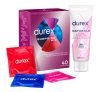 Durex – Surprise Mix 40 Condones Surtidos + Lubricante Naturals Extra Sensitivo 100ml