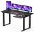 FLEXISPOT QS- Escritorio Eléctrico Ajustable en Altura 160x110cm con 4 Patas, Escritorio en Forma L, Mesa Gaming Standing Desk