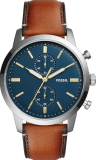 FOSSIL Reloj Hombre – FOSSIL 44 mm Townsman,  Correa de Cuero