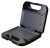 Grunkel – Sandwichera con Grill para 2 sandwiches. Superficie antideslizante y antiadherente de 750W de potencia y tacto frío (Acero inoxidable)