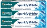 Himalaya Herbals Sparkly White Pasta de dientes a base de hierbas * Obtenga dientes más blancos en 2 semanas * Eliminación avanzada de placa, no contiene sustancias químicas, 100% vegana 75ml (3-Pack)