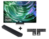 SAMSUNG TV S93D OLED 65” 4K Smart TV con IA 2024 + Barra de sonido + Soporte + 150€ de reembolso