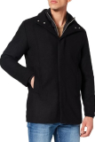 Jack & Jones Jjedunham-Chaqueta de Lana para Hombre, Negro