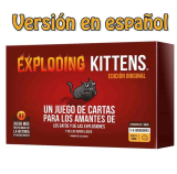 Juego de mesa español explotando gatitos para fiesta familiar, juego de cartas para adultos y niños, adecuado para regalo de vacaciones