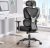 KERDOM Sillas Ergonomicas Oficina, Silla de Escritorio con Soporte Lumbar,Reposacabezas Ajustable, Reposabrazos, Silla 360° Giratoria