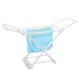 Tendederos de ropa plegables, Tamaño 180 x 108 x 55 cm, Tendedero Balcón Abatible, Tendedero Blanco