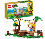 LEGO Super Mario Set de Expansión: Jaleo en la Jungla con Dixie Kong con Las Figuras de Dixie Kong y Squawks el Loro, Juguete de Construcción para Combinar con el Pack Inicial 71421