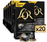L’OR Espresso Cápsulas de Café Onyx | Intensidad 12 | 200 Cápsulas Compatibles Nespresso (R)* – Amazon Exclusive
