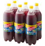 La Casera® Tinto de Verano con Limón 0,0%, Bebida Refrescante Sin Alcohol – Botella, Pack 6 x 1,5 L
