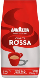 Lavazza, Qualità Rossa, Café en Grano Natural, Ideal para la Máquina de Café Espresso, con Notas Aromáticas de Chocolate y Frutos Secos, Arábica y Robusta, Intensidad 5, Tueste Medio, Paquete de 1 kg