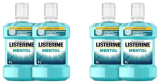 Listerine de 1 litro, (pack de 4 botes) sabor a mentol – Enjuague bucal con flúor, 24 horas de protección a precio de chollo!
