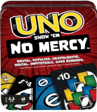 Mattel Games UNO No Mercy, Juego de Cartas con Cartas adicionales, Juguete Regalo para niños y niñas +7 años, HXT57