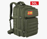 Mochila táctica militar para hombre, morral de viaje de gran capacidad, impermeable, para deportes al aire libre, bolsa multifuncional
