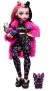 Monster High Fiesta de Pijamas Draculaura Muñeca articulada con Pijama, Mascota murciélago y Accesorios, Juguete +4 años (Mattel HKY66)