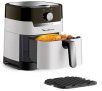 Moulinex Easy Fry 4,2 L EZ501A Freidora de Aire 2 en 1 para Freír o a la Parrilla, Pantalla Digital Táctil, 16 Programas, Gran Capacidad, Hasta 6 personas