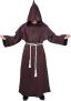 Myir JUN Disfraz de Monje Sacerdote Túnica Medieval Renacimiento Traje con Cruz para Halloween Carnaval