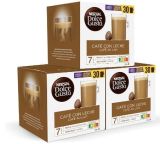 NESCAFÉ Dolce Gusto Café con Leche, 90 cápsulas, Intensidad 7 (3 pack x 30)